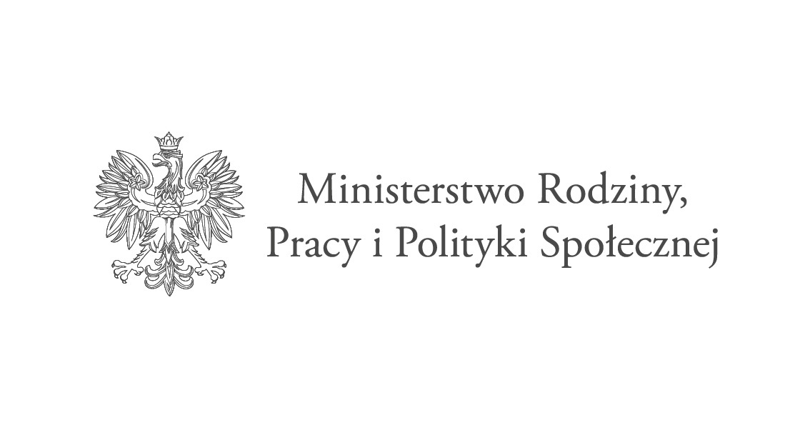 Logo ministerstwa rodziny, pracy i polityki społecznej